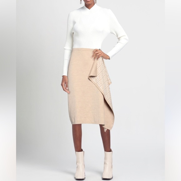 Zara Dresses & Skirts - New ZARA  100% WOOL RUFFLED SKIRT